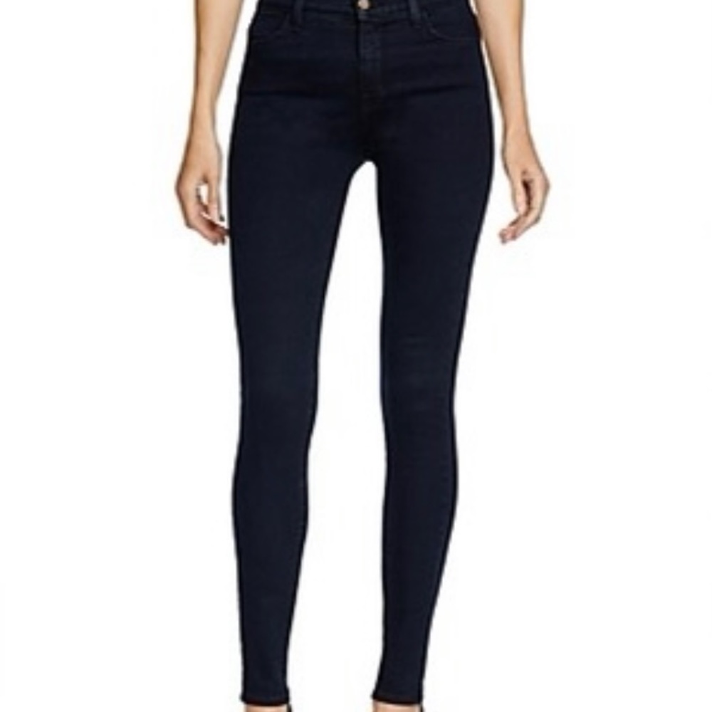 J Brand Denim Jeans Mid Rise Skinny Leg Bluebird Womens Size 28 Indigo Blue